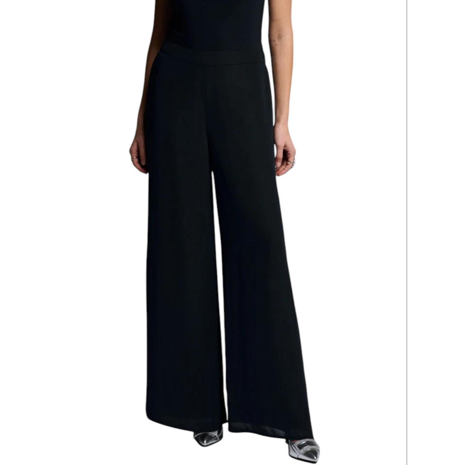 New Joseph Ribkoff Chiffon Pants In Black